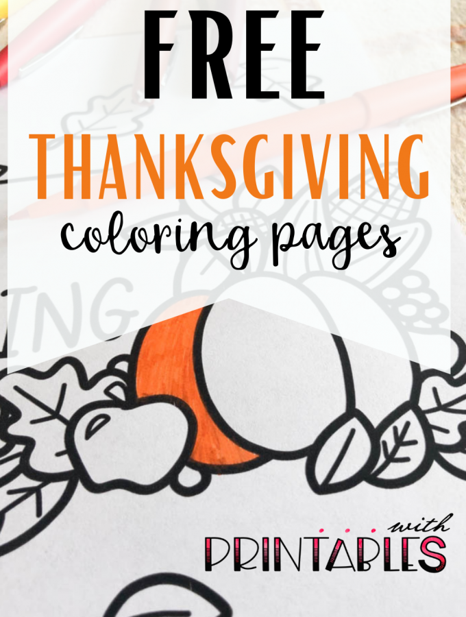 Printable Thanksgiving Coloring Pages